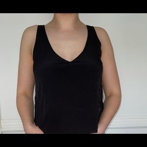 Aritzia tie back tank top